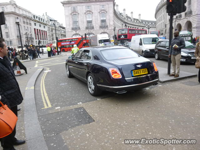 Bentley Mulsanne spotted in London, United Kingdom