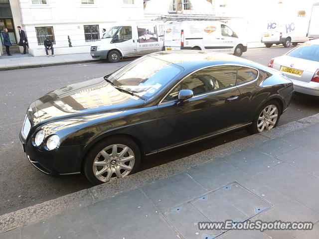 Bentley Continental spotted in London, United Kingdom