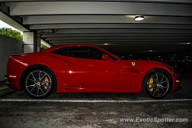 Ferrari California spotted in Dallas, Texas