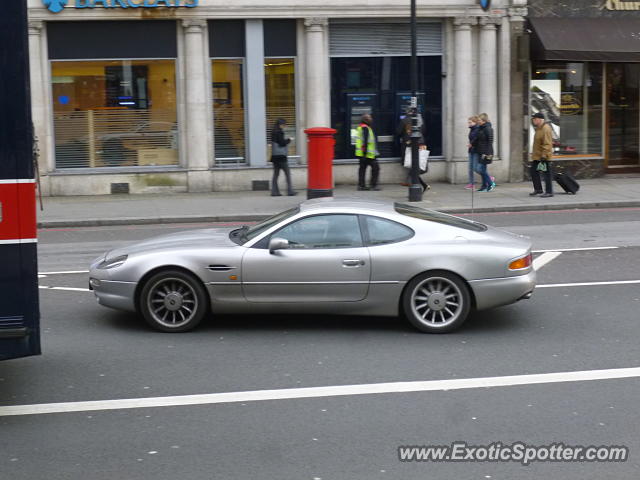 Aston Martin DB7 spotted in London, United Kingdom