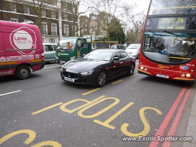 Maserati Ghibli spotted in London, United Kingdom