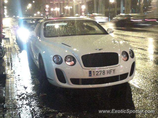 Bentley Continental spotted in Madrid, Spain