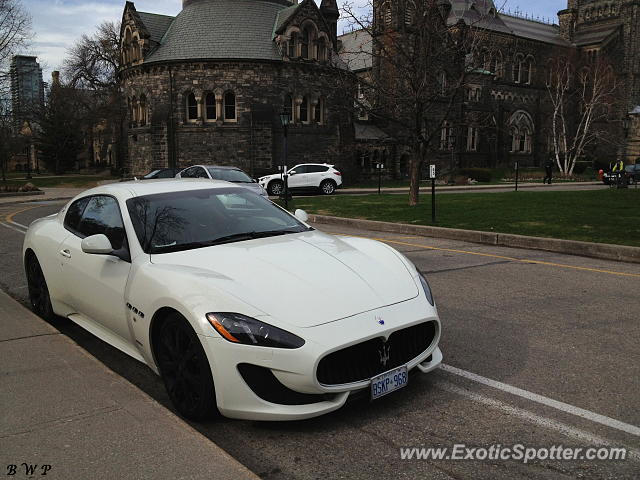 Maserati GranTurismo spotted in Toronto, Canada