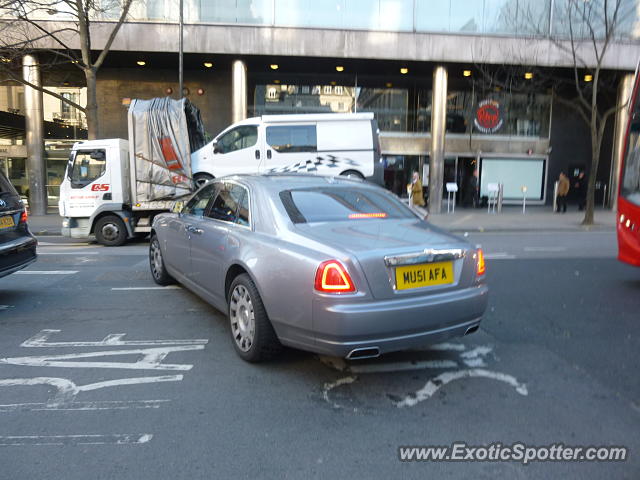 Rolls Royce Ghost spotted in London, United Kingdom