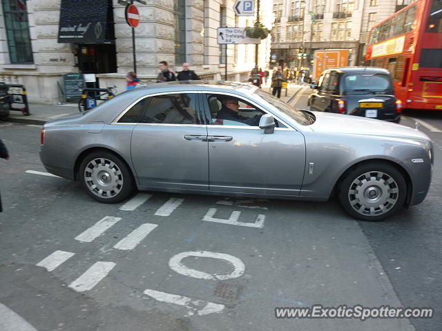 Rolls Royce Ghost spotted in London, United Kingdom