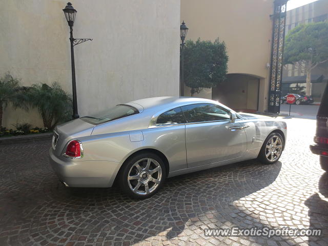 Rolls Royce Wraith spotted in Beverly Hills, California