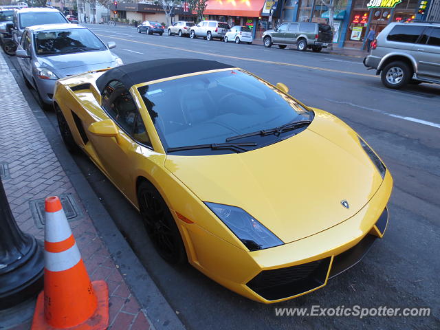 Lamborghini Gallardo spotted in San Diego, California