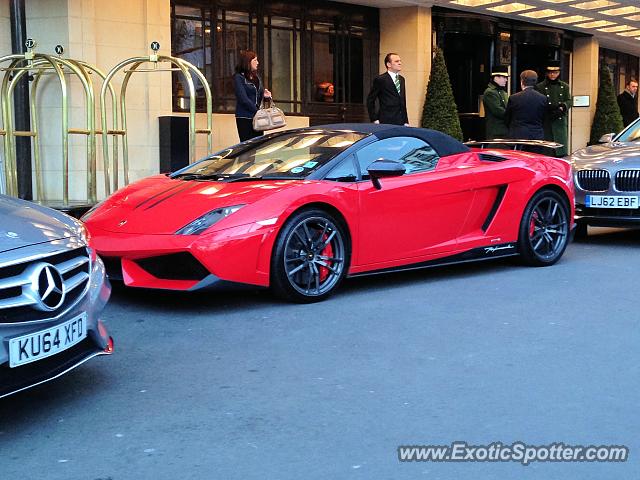 Lamborghini Gallardo spotted in London, United Kingdom