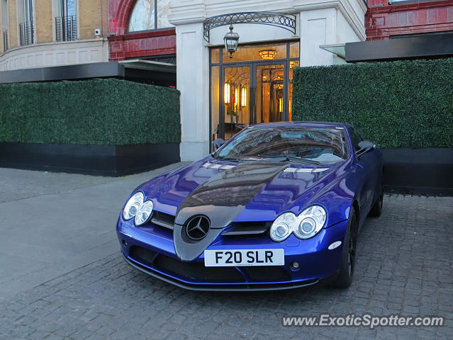 Mercedes SLR spotted in London, United Kingdom