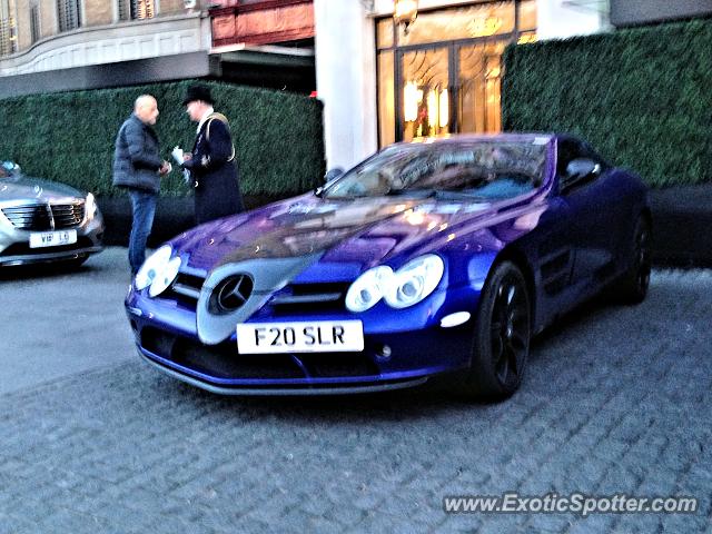 Mercedes SLR spotted in London, United Kingdom