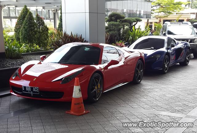 Ferrari 458 Italia spotted in Jakarta, Indonesia