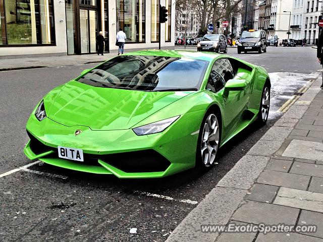 Lamborghini Huracan spotted in London, United Kingdom