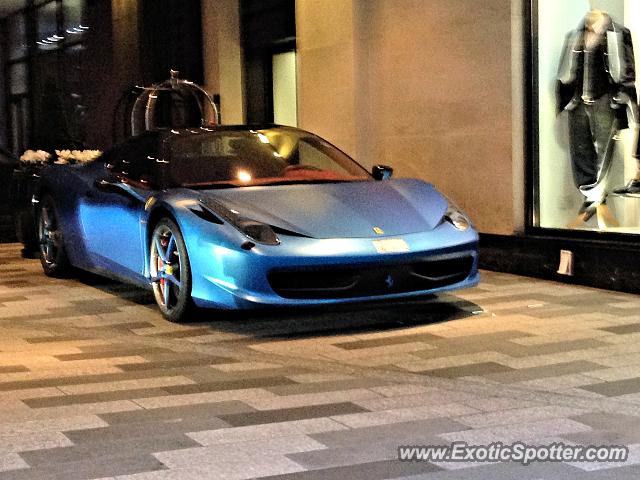 Ferrari 458 Italia spotted in London, United Kingdom