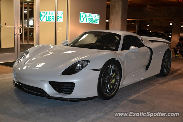 Porsche 918 Spyder spotted in Dallas, Texas