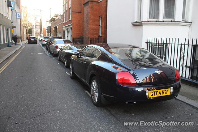 Bentley Continental spotted in London, United Kingdom