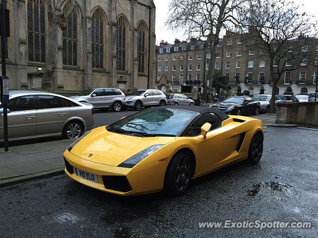 Lamborghini Gallardo spotted in London, United Kingdom