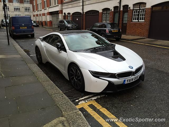 BMW I8 spotted in London, United Kingdom