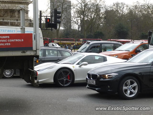 Ferrari 458 Italia spotted in London, United Kingdom