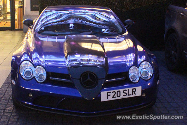 Mercedes SLR spotted in London, United Kingdom