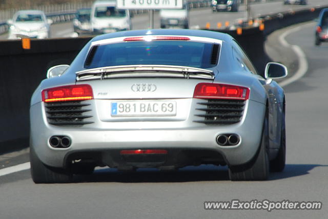 Audi R8 spotted in Lyon, France