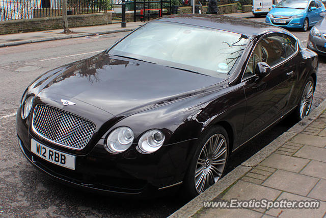 Bentley Continental spotted in London, United Kingdom