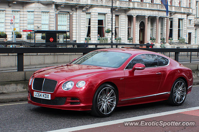 Bentley Continental spotted in London, United Kingdom