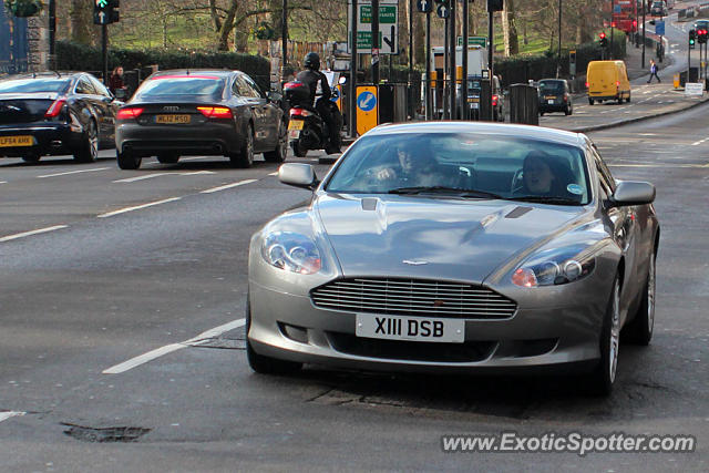 Aston Martin DB9 spotted in London, United Kingdom