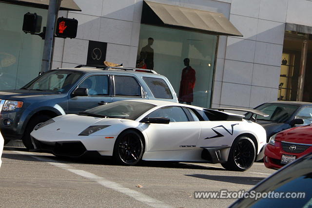 Lamborghini Murcielago spotted in Beverly Hills, California