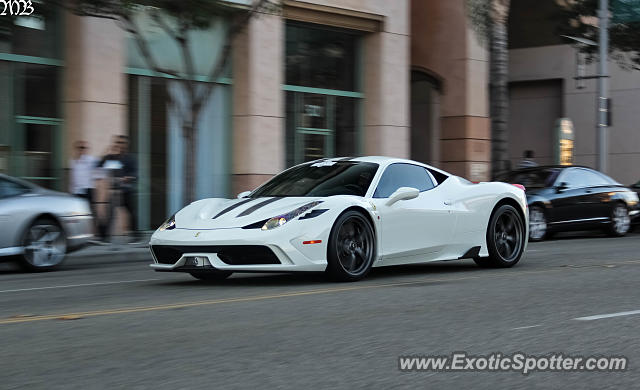 Ferrari 458 Italia spotted in Beverly Hills, California