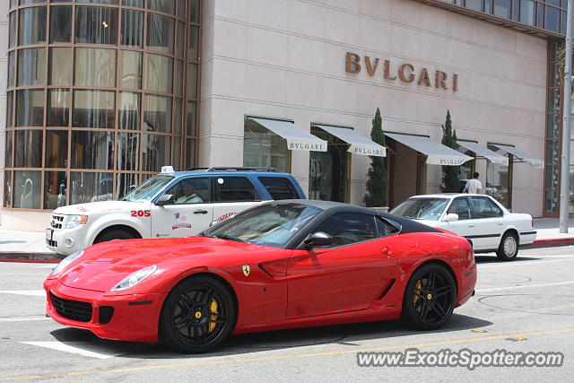 Ferrari 599GTB spotted in Beverly Hills, California