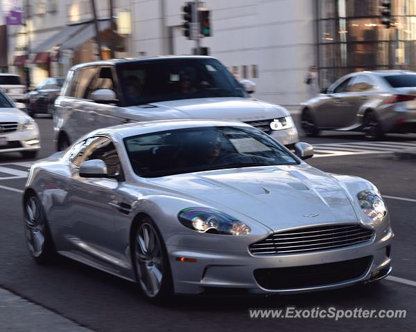 Aston Martin DBS spotted in Beverly Hills, California