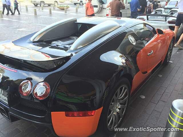 Bugatti Veyron spotted in Dubai, United Arab Emirates