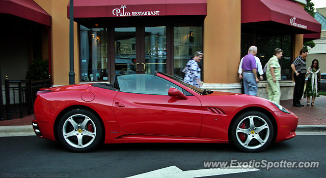 Ferrari California spotted in Charlotte, North Carolina