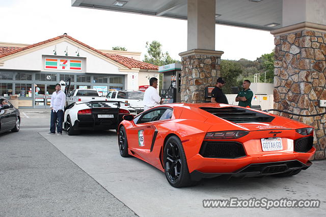 Lamborghini Aventador spotted in Monterey, California