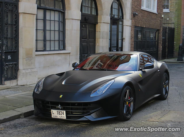 Ferrari F12 spotted in London, United Kingdom