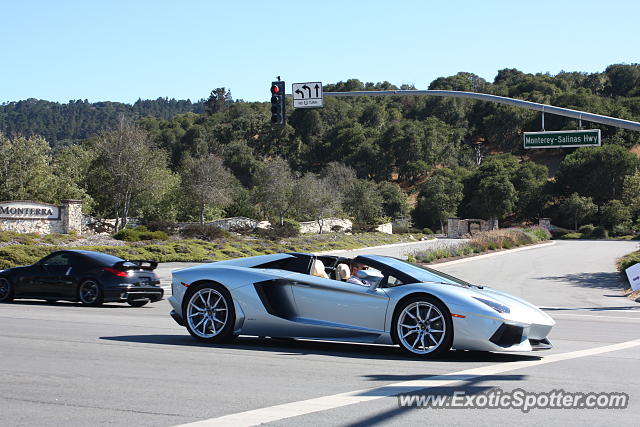 Lamborghini Aventador spotted in Monterey, California