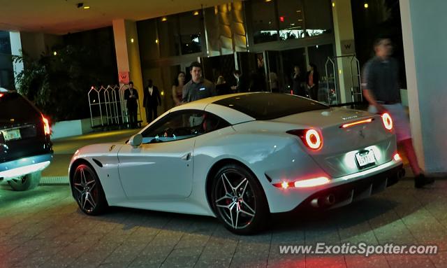 Ferrari California spotted in Miami, Florida