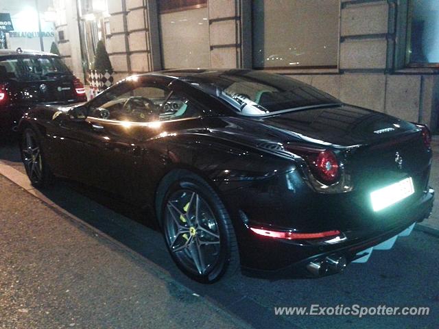 Ferrari California spotted in Madrid, Spain