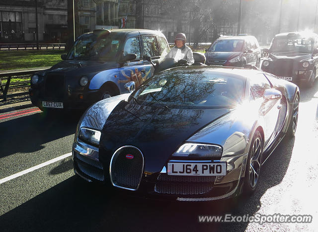 Bugatti Veyron spotted in London, United Kingdom