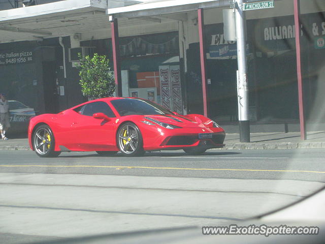 Ferrari 458 Italia spotted in Melbourne, Australia