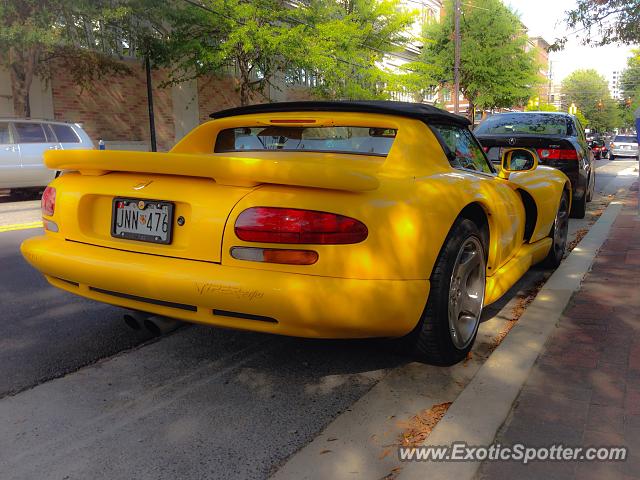 Dodge Viper spotted in Bethesda, Maryland