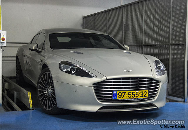 Aston Martin Rapide spotted in Tel Aviv, Israel