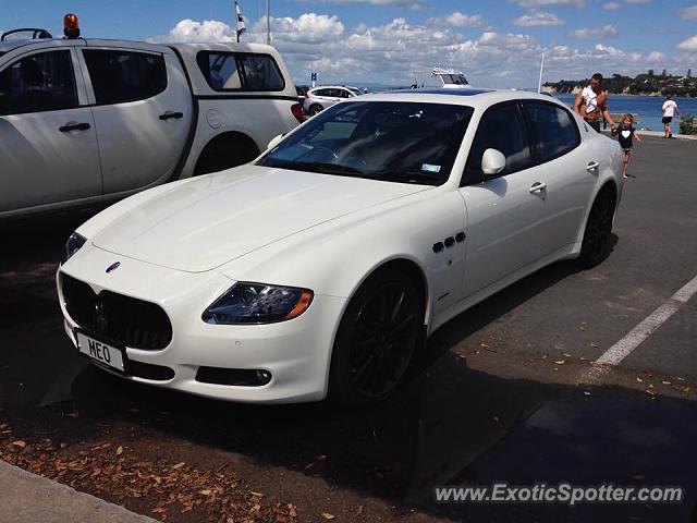 Maserati Quattroporte spotted in Auckland, New Zealand