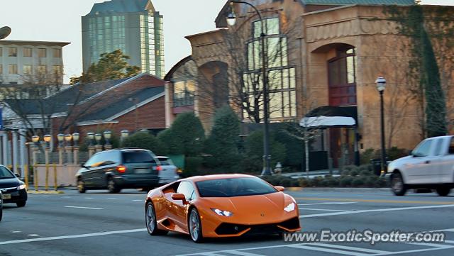 Lamborghini Huracan spotted in Atlanta, Georgia