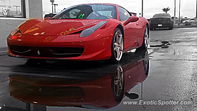 Ferrari 458 Italia spotted in El Paso, Texas