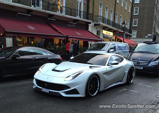 Ferrari F12 spotted in London, United Kingdom