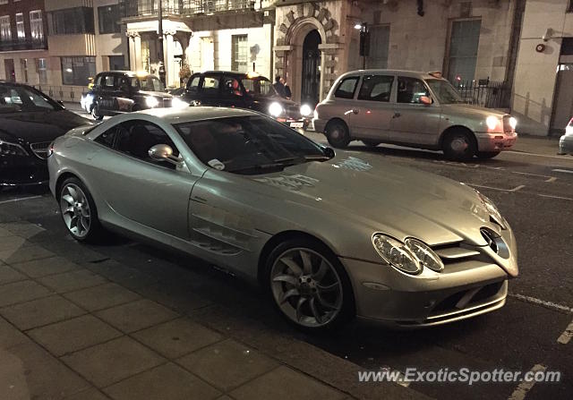 Mercedes SLR spotted in London, United Kingdom