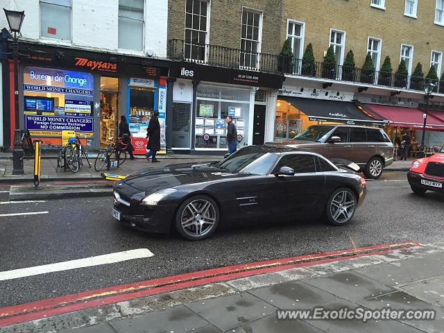 Mercedes SLS AMG spotted in London, United Kingdom