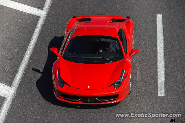 Ferrari 458 Italia spotted in Herzeliya, Israel