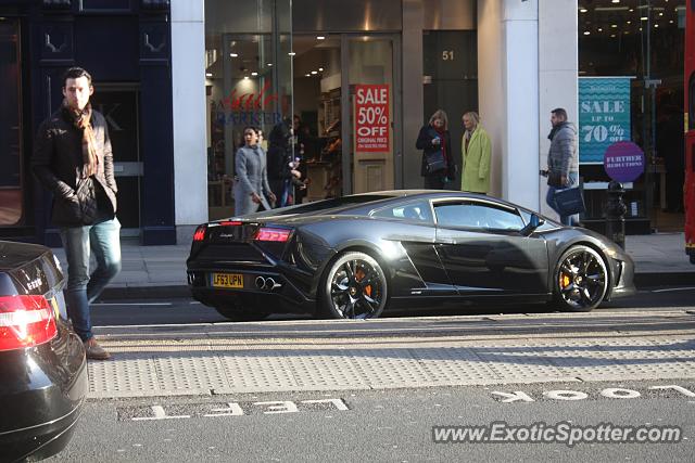 Lamborghini Gallardo spotted in London, United Kingdom